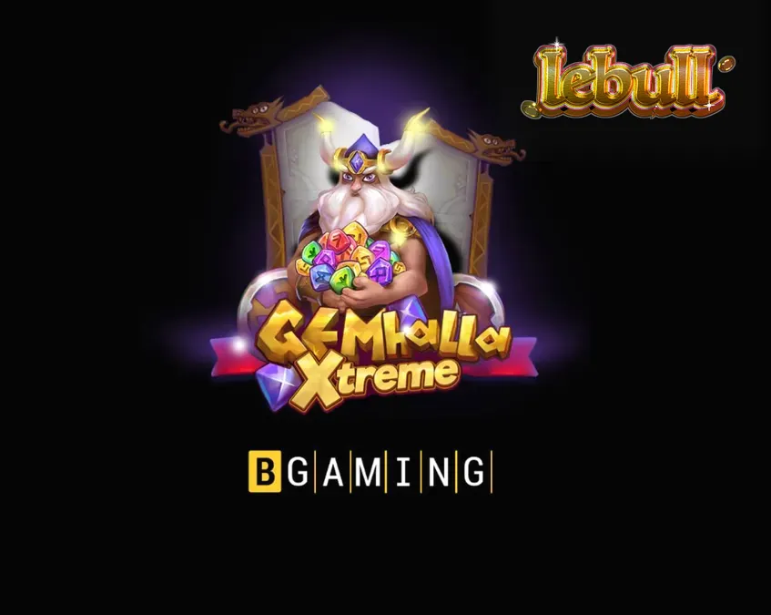 Thor em um cenário nórdico épico com a grade de jogo de Gemhalla Xtreme
