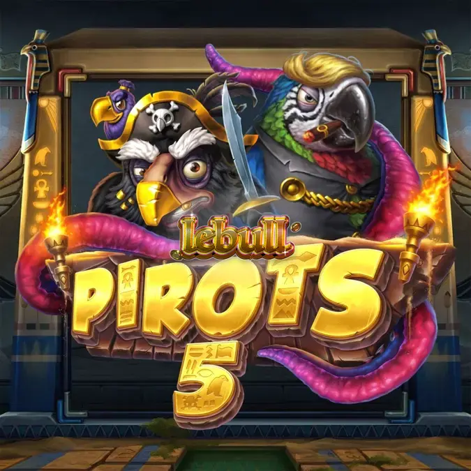 Interface do slot Pirots 5 com pássaros e gemas coloridas